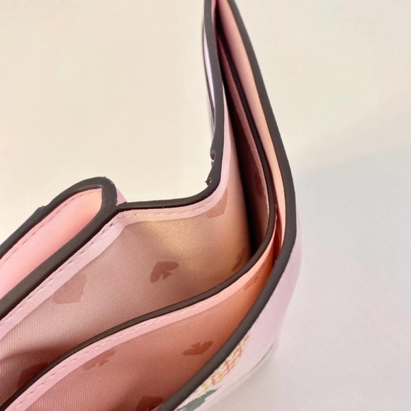 Kate spade staci medium pineapple compact bifold wallet - Picture 6 of 6